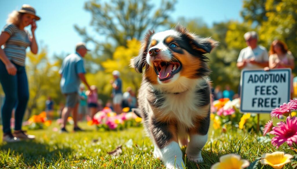 australian shepherd adoption cost