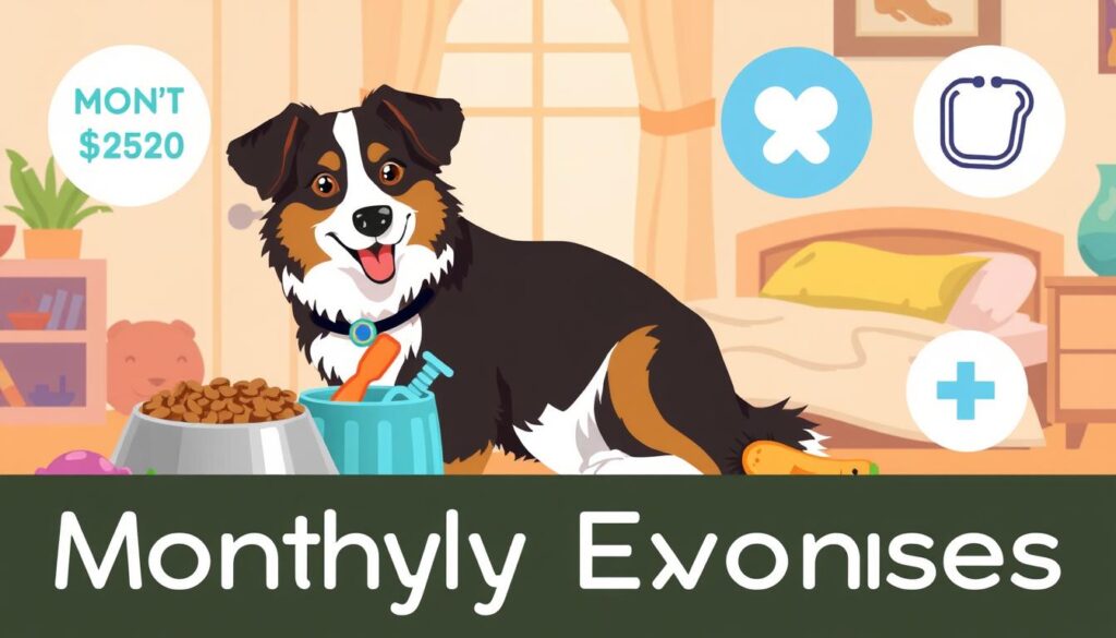 australian shepherd monthly expenses