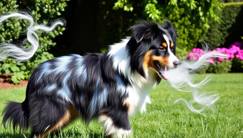 blow coat shedding of Australian Shepherds