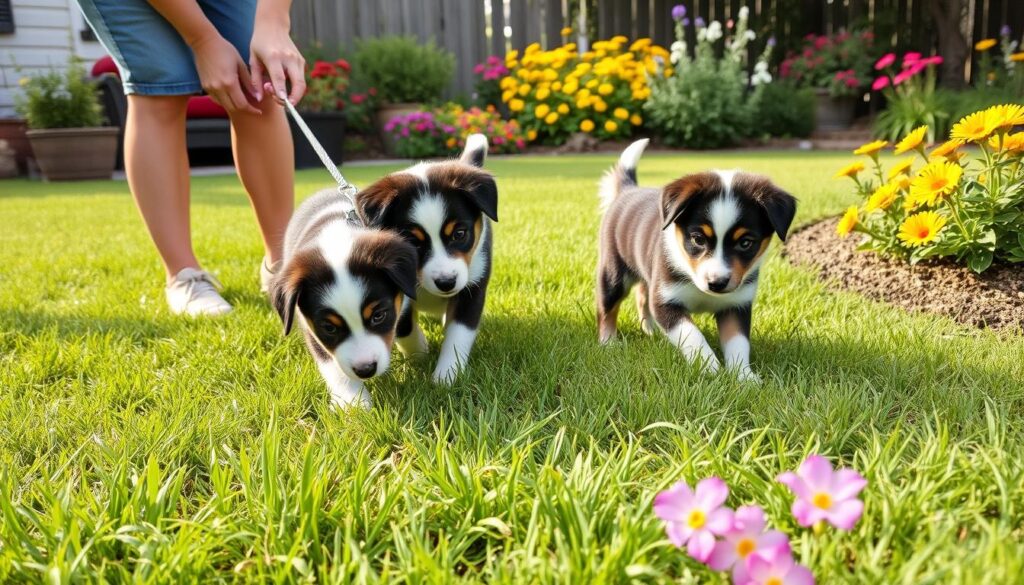 caring for australian shepherd mix puppies