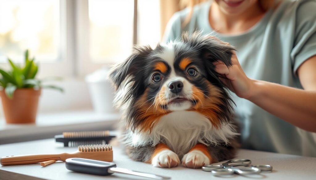 grooming toy australian shepherds