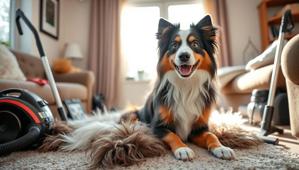 manage australian shepherd shedding