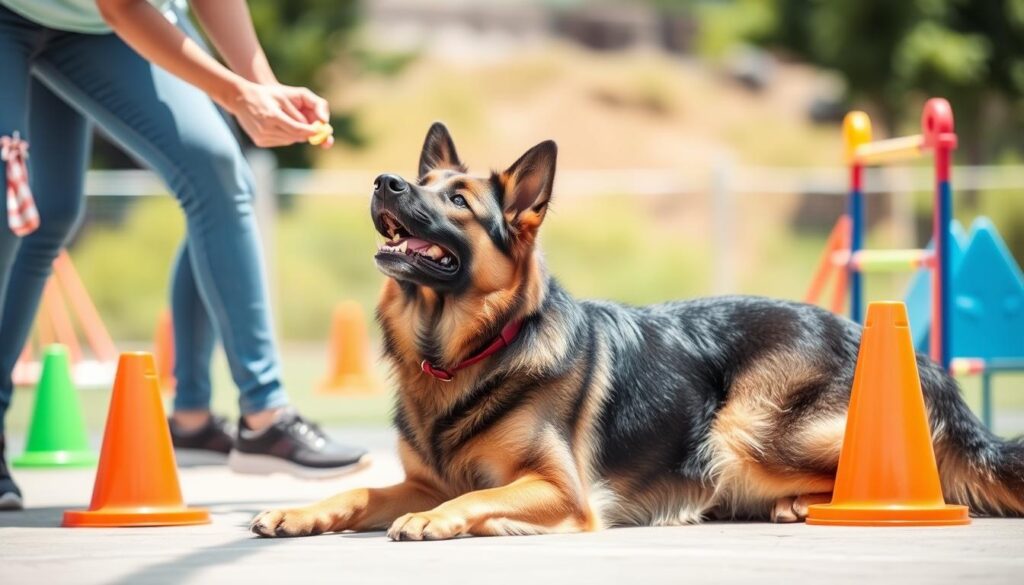 training tips for German Shepherd Australian Shepherd mix