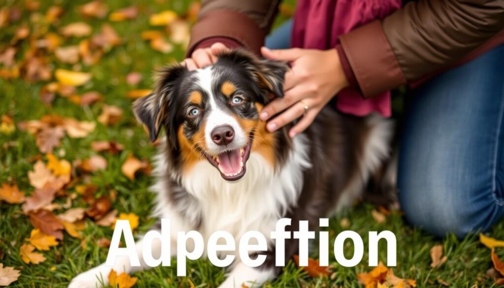 Adoption of double merle australian shepherd