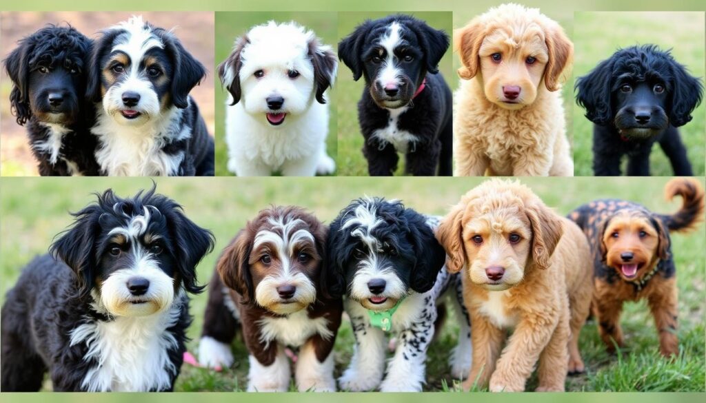 Australian Shepherd Poodle coat types