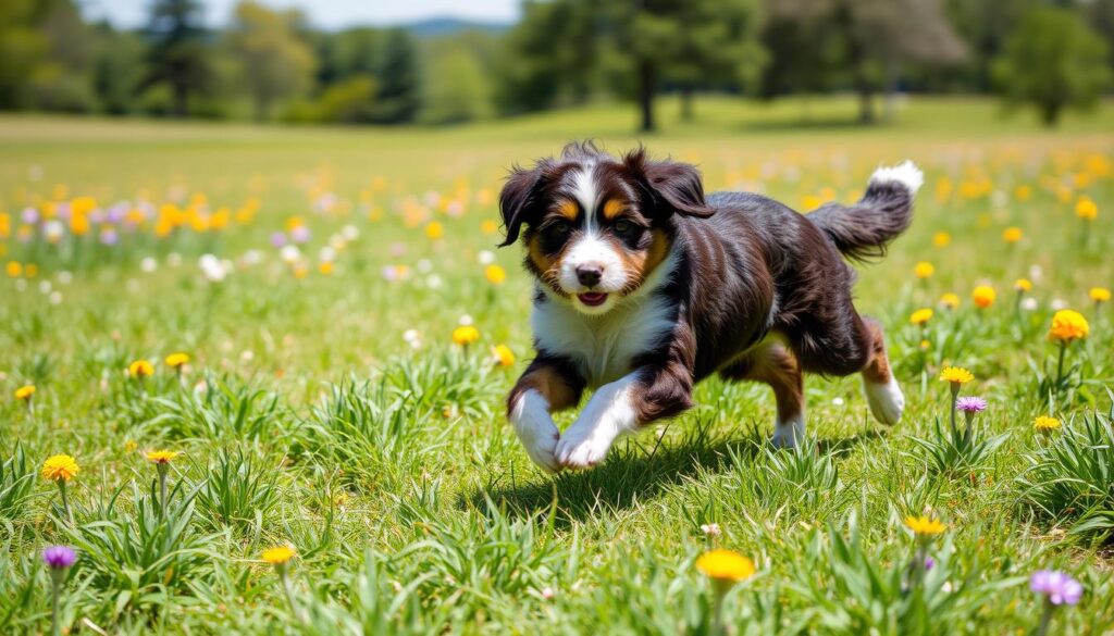 Australian Shepherd Poodle exercise