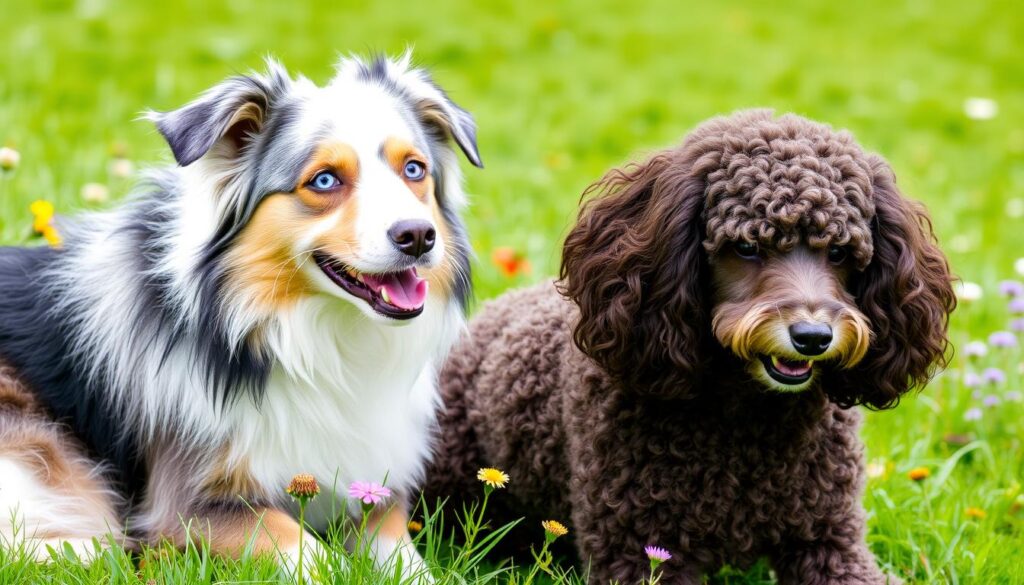 Australian Shepherd traits and Poodle traits