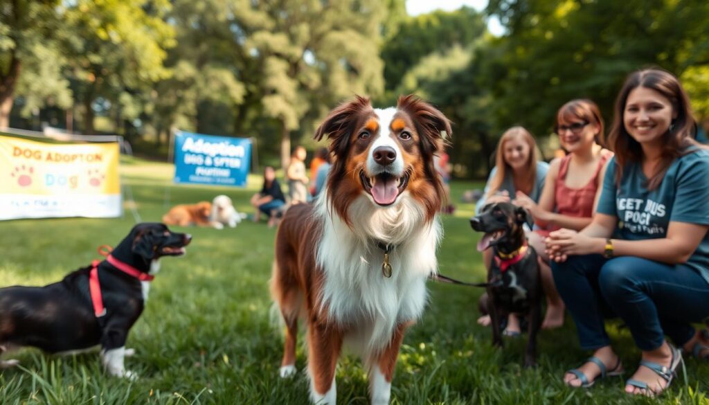 Brown and White Australian Shepherd breeders and adoption organizations