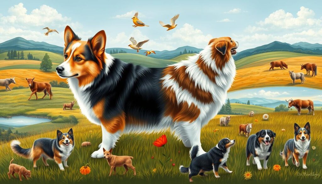 Corgi Australian Shepherd mix history