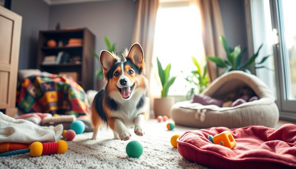 Corgi Australian Shepherd mix living conditions