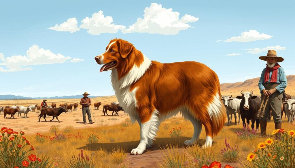 Origin of Red Tri Australian Shepherd