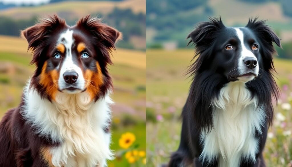 Physical Characteristics of Australian Shepherds and Border Collies