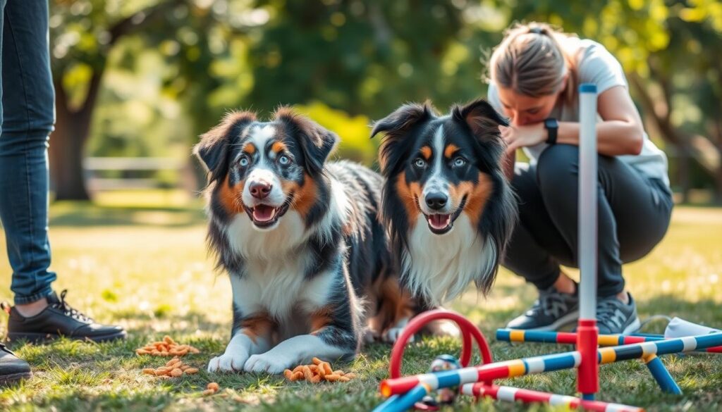 Training challenges double merle syndrome