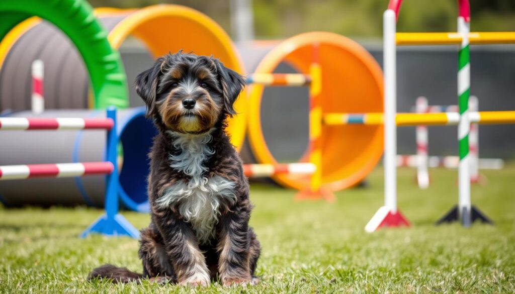 advanced training mini aussiedoodle