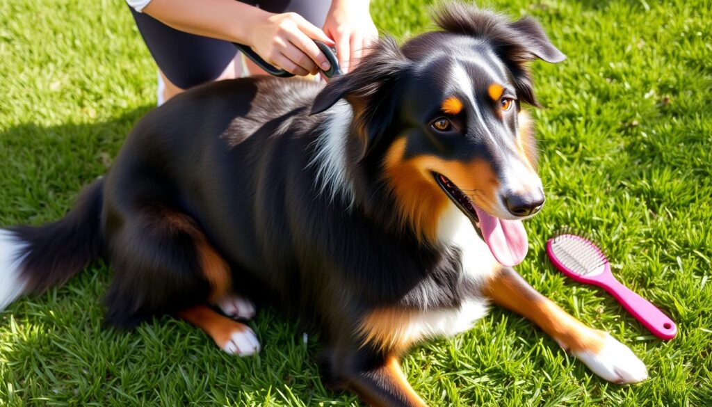 australian shepherd doberman mix grooming