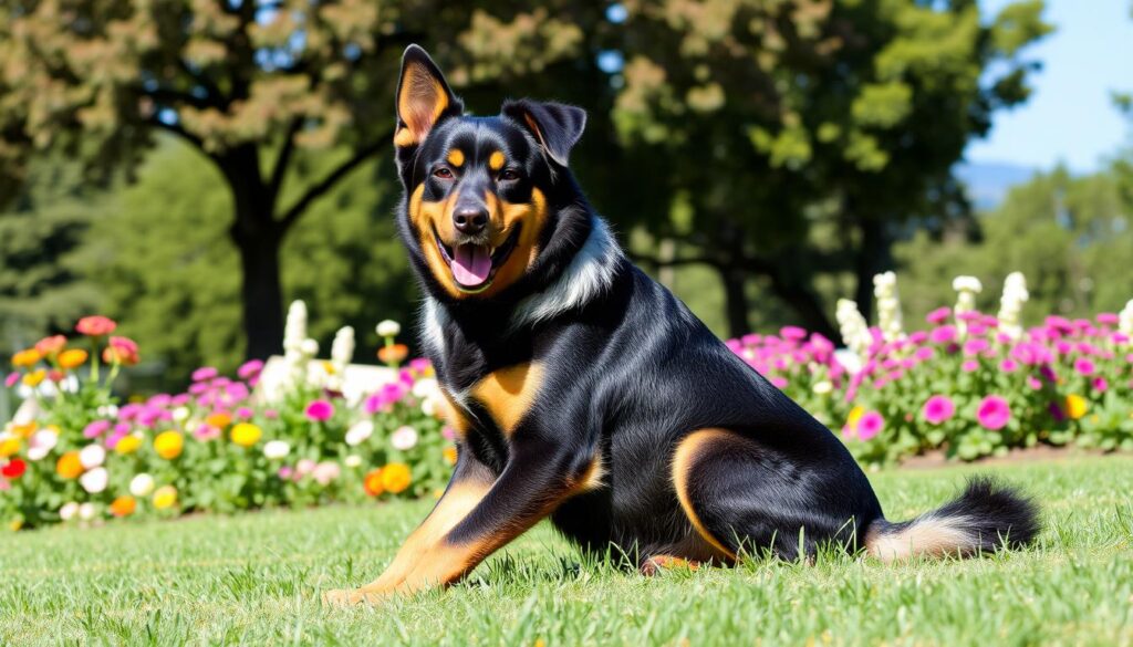 australian shepherd rottweiler mix appearance