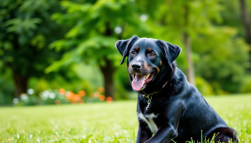 black lab australian shepherd health