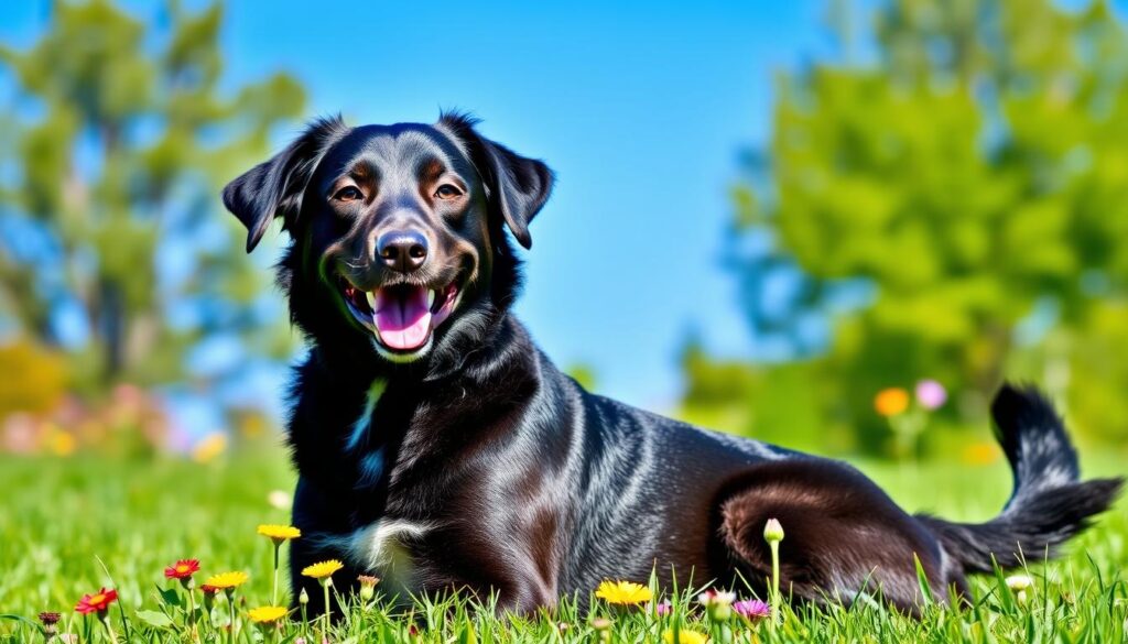 black lab australian shepherd mixed breed