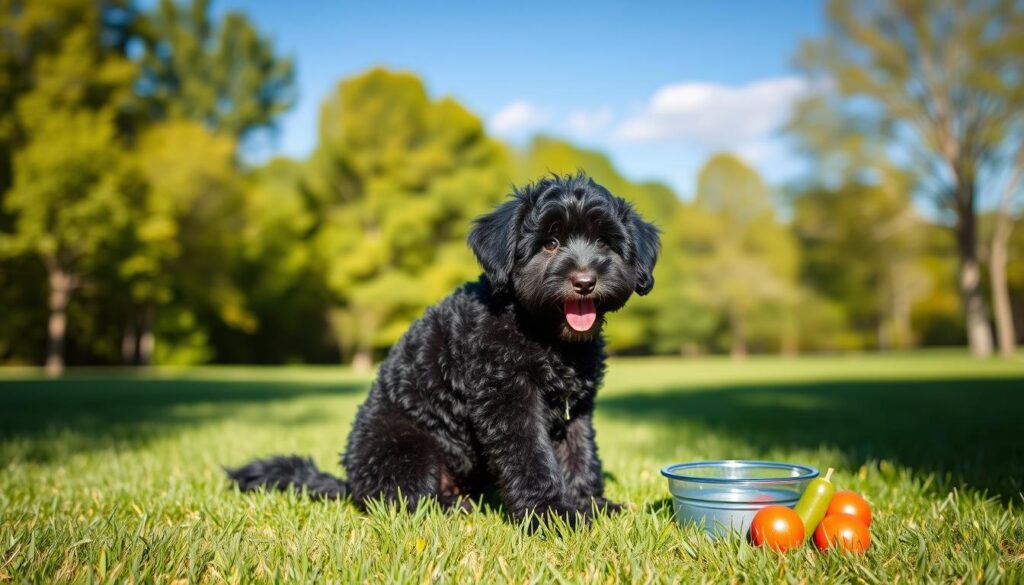 black mini aussiedoodle health