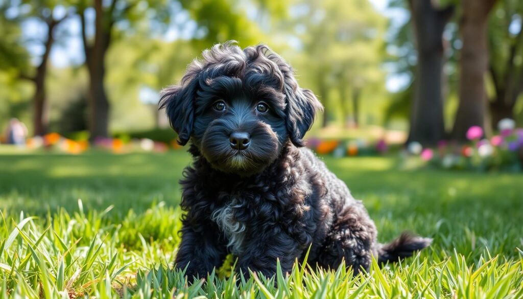 black mini aussiedoodle introduction