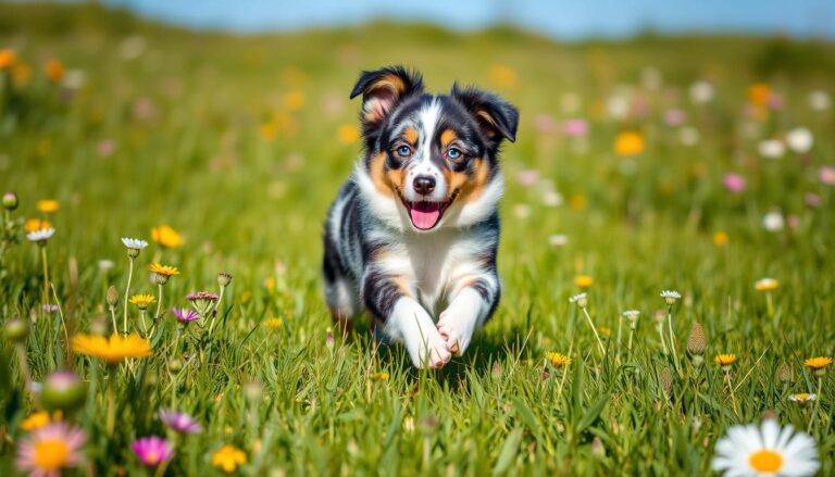 blue merle mini australian shepherds