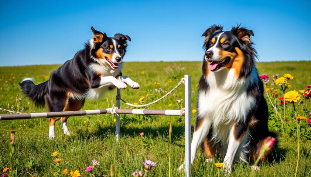 border collie trainability and australian shepherd intelligence