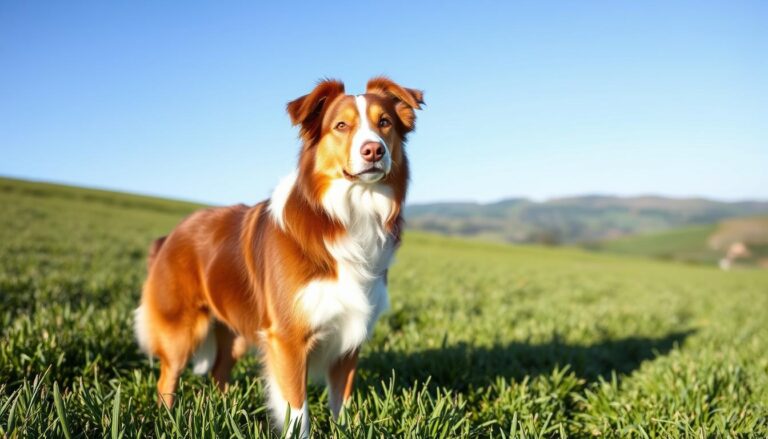 brown and white australian shepherd