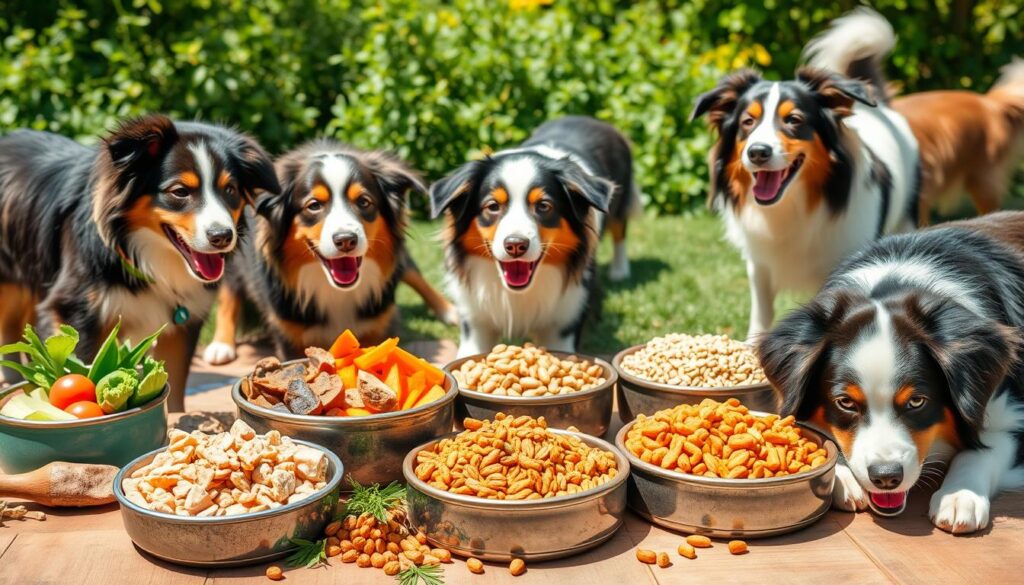 diet for active dog breeds