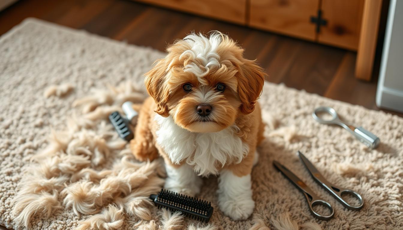 do mini aussiedoodles shed