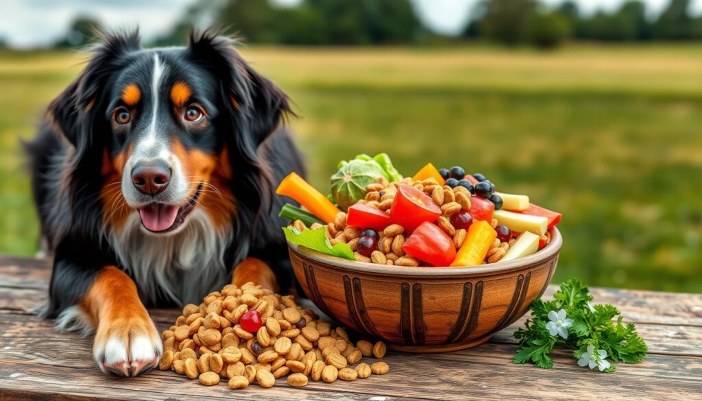 dog food for Bernese Australian Shepherd mix