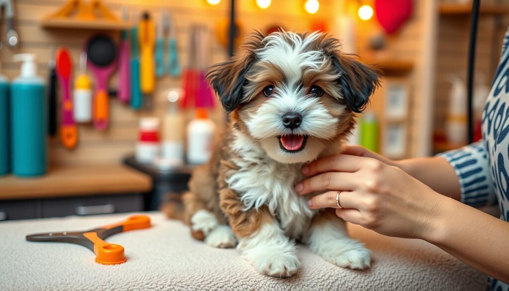 grooming teacup mini aussiedoodle