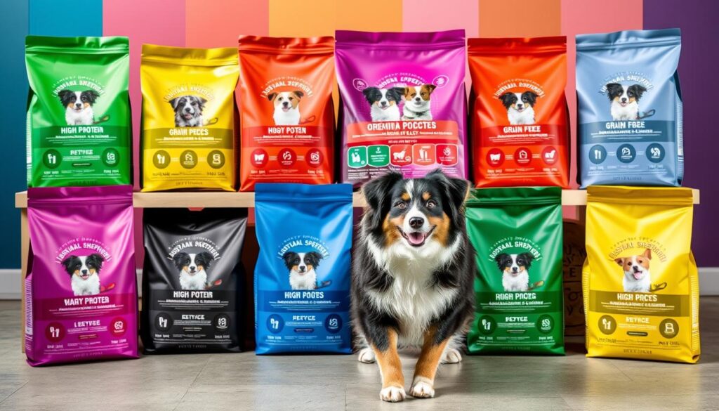 key features of dog food for australian shepherds