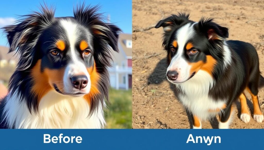 long-term consequences of shaving Australian Shepherd coat