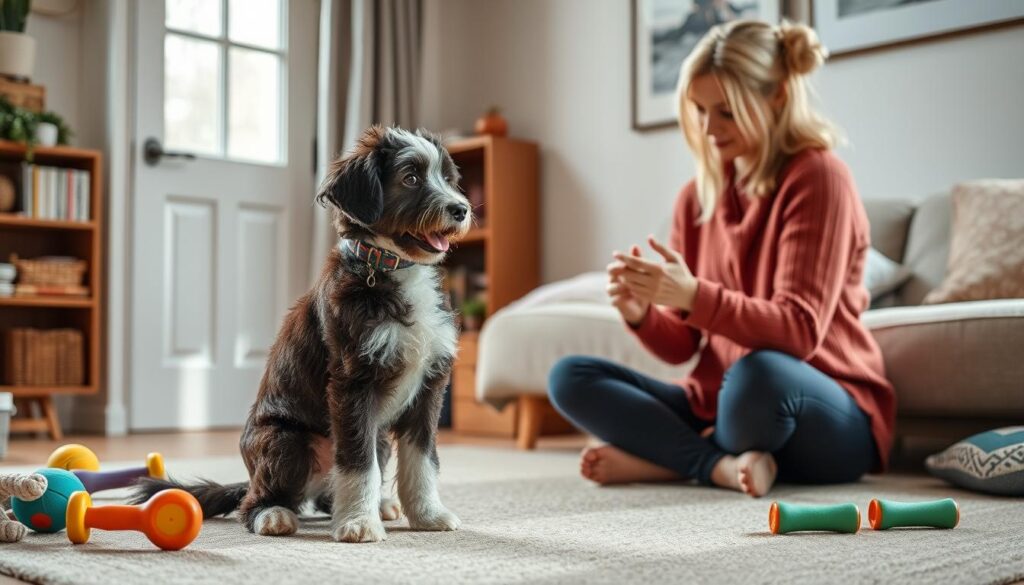 managing mini aussiedoodle behavior