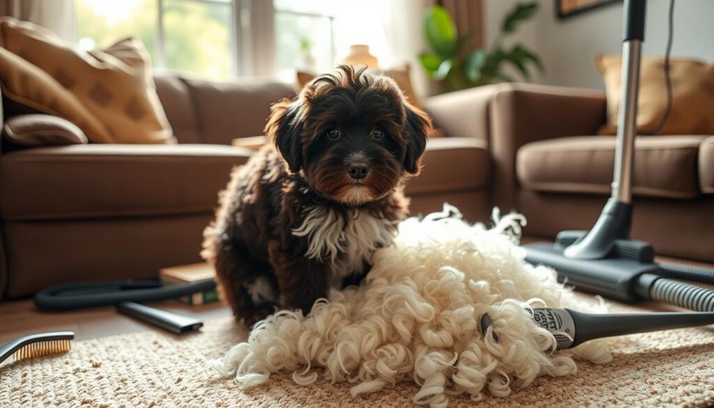 managing shedding in mini aussiedoodles