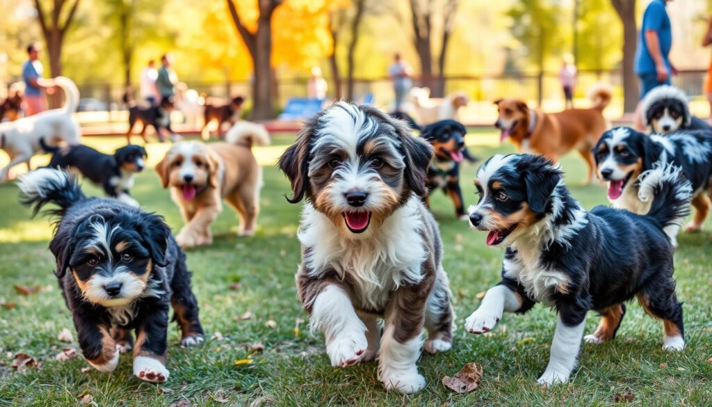 mini aussiedoodle behavior patterns