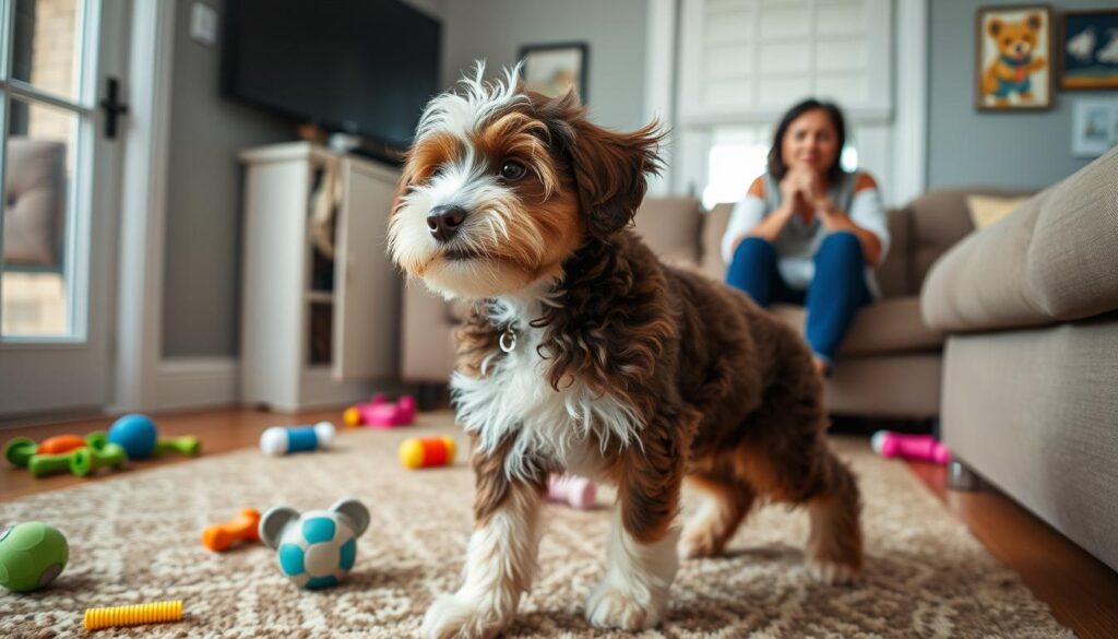 mini aussiedoodle behavioral issues