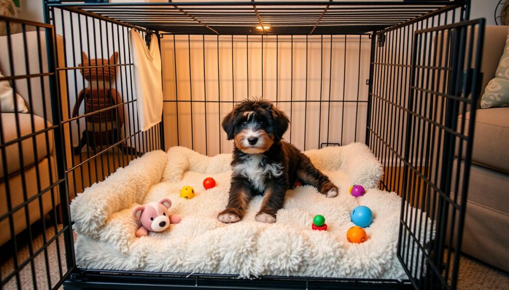 mini aussiedoodle crate tips