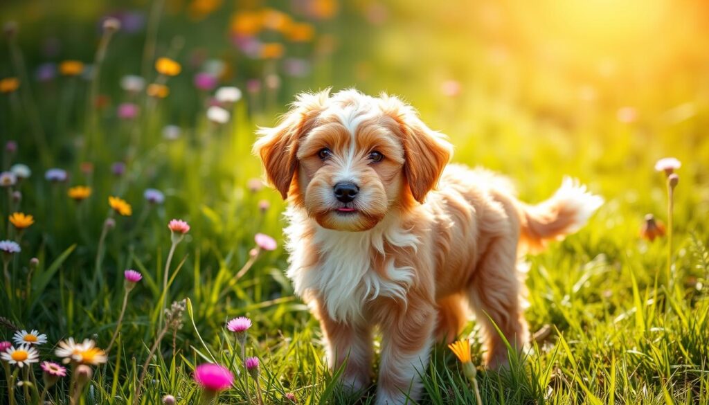 red merle mini aussiedoodle