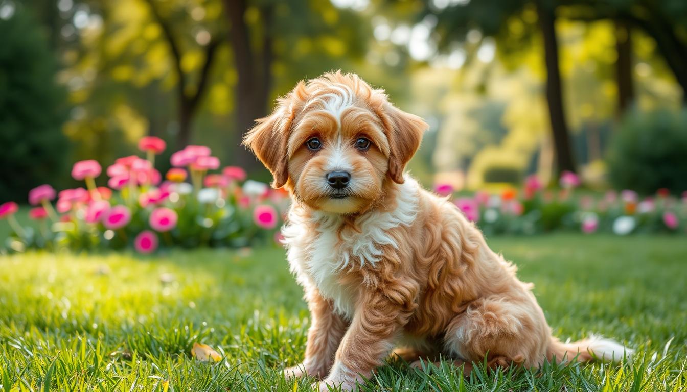 red merle mini aussiedoodle