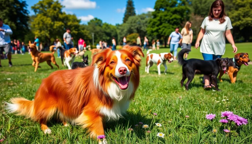 red tri australian shepherd socialization