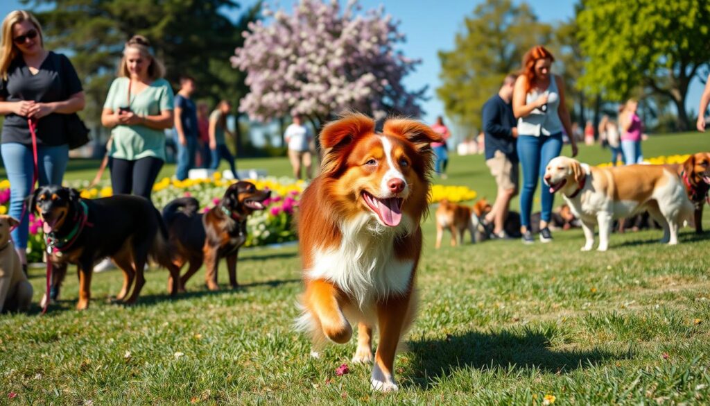 red tricolor australian shepherd socialization