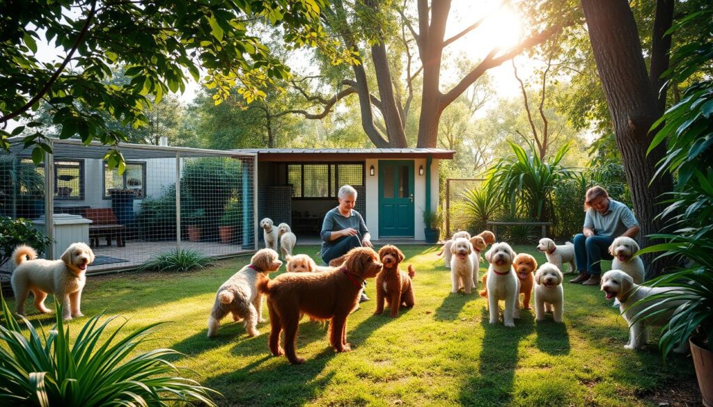 reliable mini aussiedoodle shelters