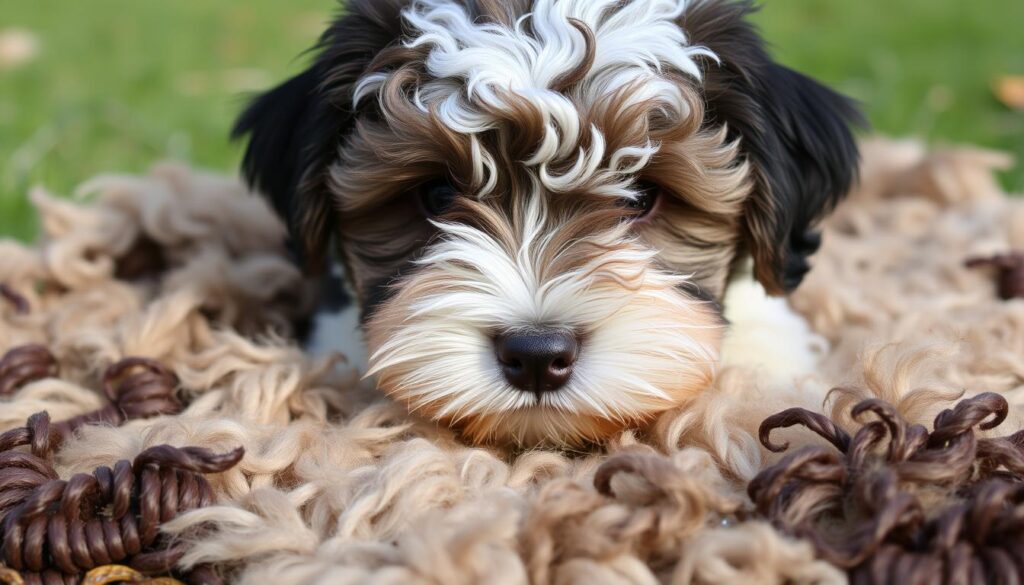 shedding patterns in mini aussiedoodles