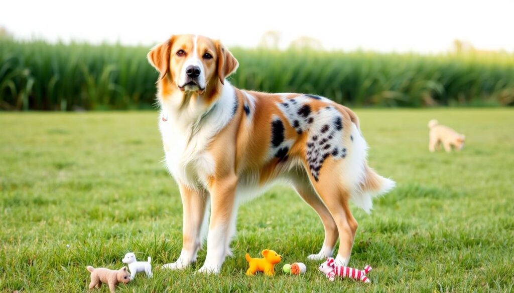 size of golden retriever australian shepherd mix