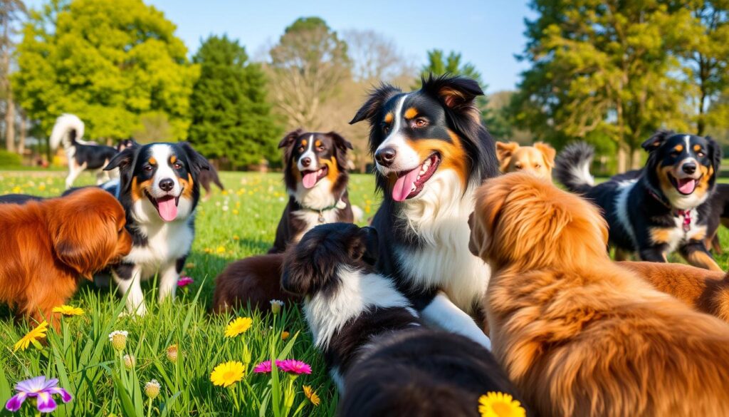 socialization for Bernese Australian Shepherd mix