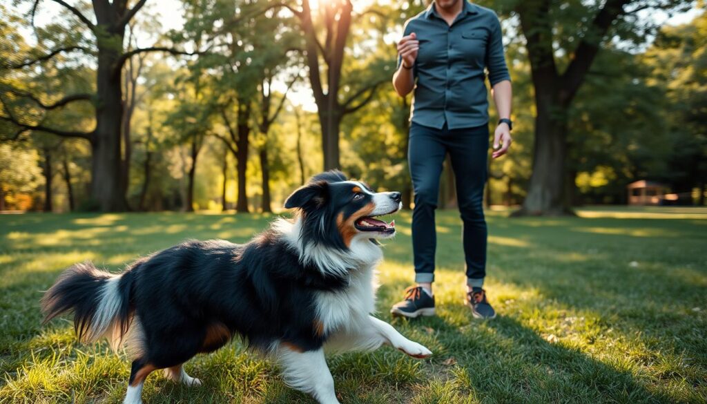 training australian shepherd