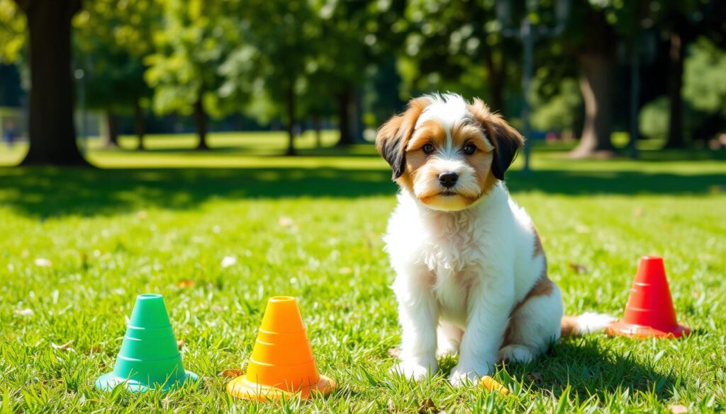 training mini aussiedoodle