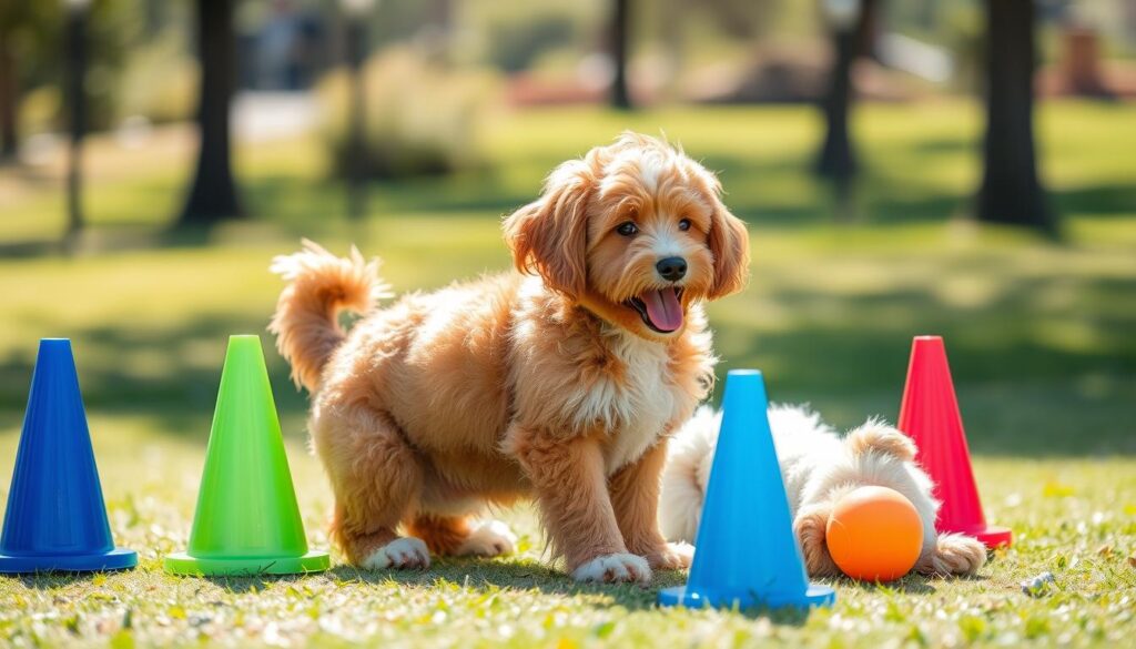 training techniques for Mini Aussiedoodles