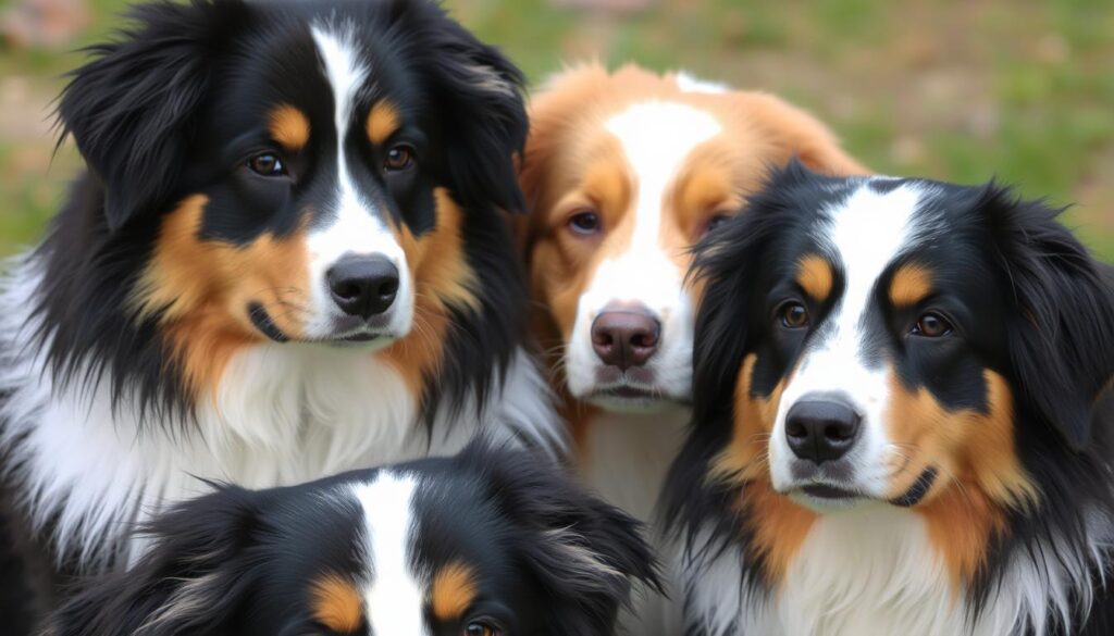 tri-color coat patterns in australian shepherds